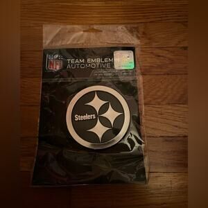 NWT Steelers Chrome Auto Emblem